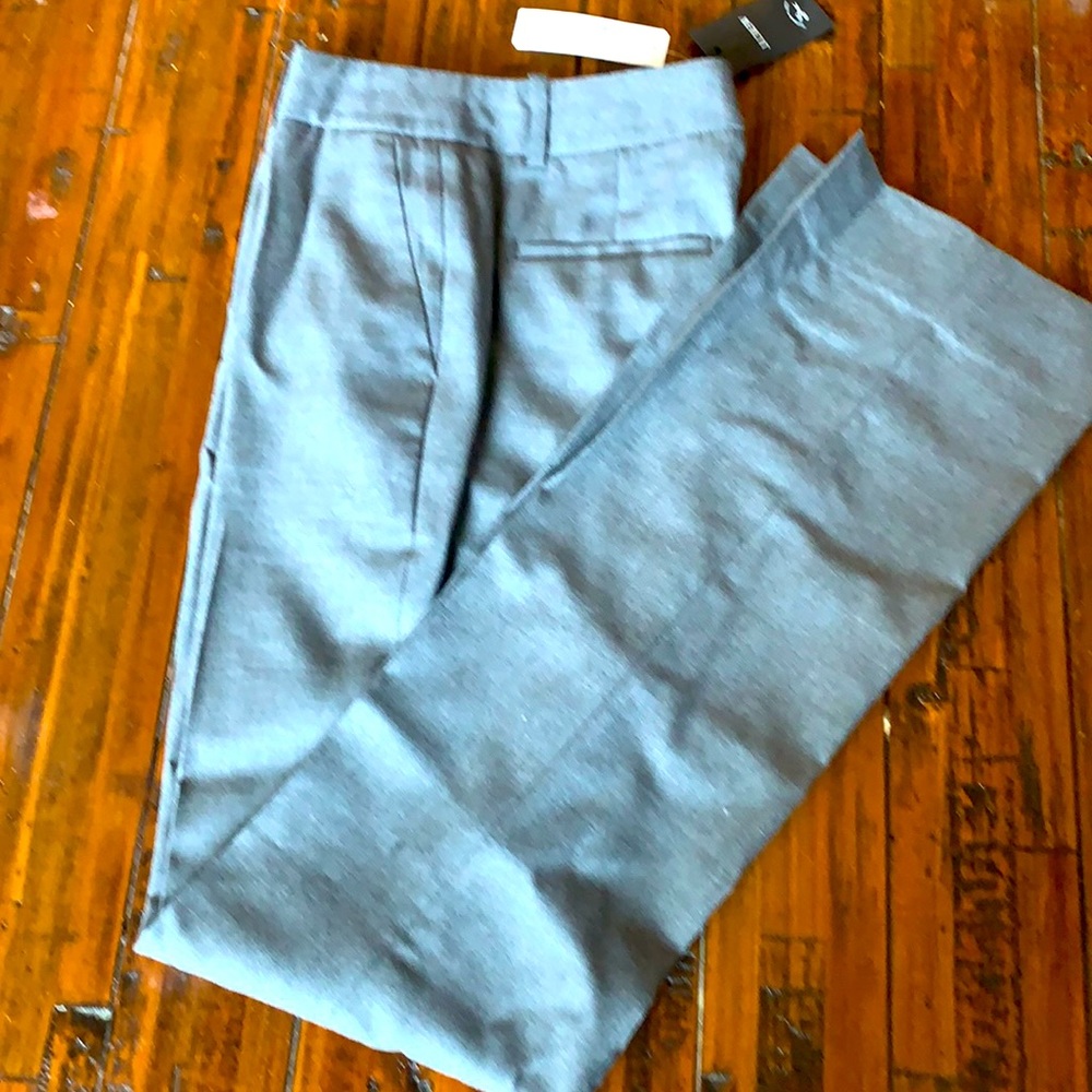 JCrew - Grey dress pants with pleats brand new!